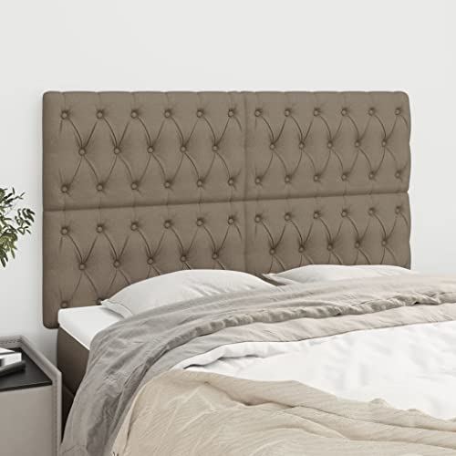4er-Set Kopfteile Taupe, 72x7x78/88 cm Stoff, Höhenverstellbare Wandpaneele für Komfort im Schlafzimmer, Strapazierfähig & Stabil 4er-Set Kopfteile Taupe, 72x7x78/88 cm Stoff, Höhenverstellbare Wandpaneele für Komfort im Schlafzimmer, Strapazierfähig & Stabil von Mandloder