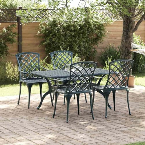 Mandloder Bequemer Gartenstuhl Grün, 61x60,5x93cm, Robuster Aluminium Outdoor Stuhl für Garten, Terrasse und Balkon, Wetterfest Mandloder Bequemer Gartenstuhl Grün, 61x60,5x93cm, Robuster Aluminium Outdoor Stuhl für Garten, Terrasse und Balkon, Wetterfest von Mandloder
