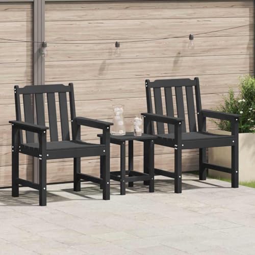 Mandloder Garten-Essstuhl 2er Set Schwarz, 65.5x59x88cm, stapelbare Outdoor Plastik Hochlehner Stühle für Terrasse & Garten, witterungsbeständig Mandloder Garten-Essstuhl 2er Set Schwarz, 65.5x59x88cm, stapelbare Outdoor Plastik Hochlehner Stühle für Terrasse & Garten, witterungsbeständig von Mandloder