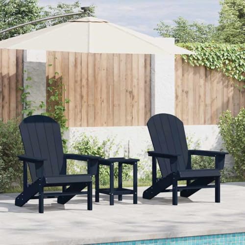 Mandloder Garten Lounge Möbel Set Marineblau aus Polyethylen, 2-Sitzer Outdoor Stühle, 38x38x46cm für Terrasse & Balkon Mandloder Garten Lounge Möbel Set Marineblau aus Polyethylen, 2-Sitzer Outdoor Stühle, 38x38x46cm für Terrasse & Balkon von Mandloder