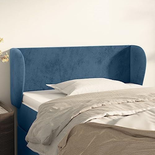 Mandloder Höhenverstellbares Kopfteil mit Ohren, dunkelblau, 103x23x78/88 cm, weicher Samt, stabiles Holz, ideal für Schlafzimmer, gemütliches Lesen und Fernsehen Mandloder Höhenverstellbares Kopfteil mit Ohren, dunkelblau, 103x23x78/88 cm, weicher Samt, stabiles Holz, ideal für Schlafzimmer, gemütliches Lesen und Fernsehen von Mandloder