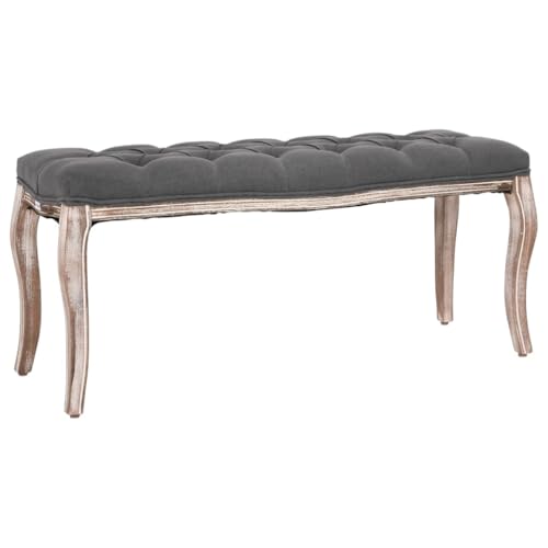 Mandloder Luxuriöse Leinen Polsterbank Dunkelgrau, 110x38x45 cm, mit Massivholzrahmen, für Schlafzimmer, Eingangsbereich, oder Flur, Bequeme Sitzgelegenheit für Ihr Zuhause Mandloder Luxuriöse Leinen Polsterbank Dunkelgrau, 110x38x45 cm, mit Massivholzrahmen, für Schlafzimmer, Eingangsbereich, oder Flur, Bequeme Sitzgelegenheit für Ihr Zuhause von Mandloder