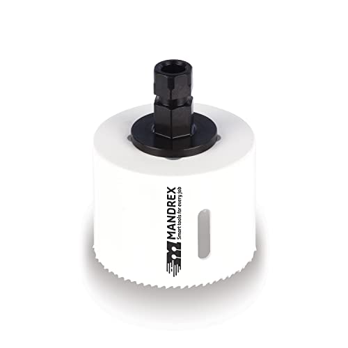 Mandrex | Bi-Metall Lochsäge FineXcut 8% Kobaltlegierung & 38 mm Schnitttiefe für dünne Stahlbleche & Acryl | MHB6Q048B | Ø 48 mm Mandrex | Bi-Metall Lochsäge FineXcut 8% Kobaltlegierung & 38 mm Schnitttiefe für dünne Stahlbleche & Acryl | MHB6Q048B | Ø 48 mm von Mandrex Smart tools for every job