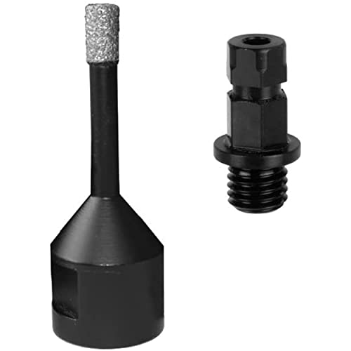 Mandrex | Fliesenbohrer Premium M14 Diamant Lochsäge für Bohrmaschine mit MXqs Adapter für One Klick Aufnahme | Ø 8 mm von Mandrex Smart tools for every job