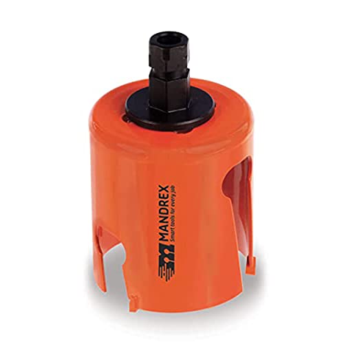 Mandrex | Mehrzweck Lochsäge SuperXcut mit Hartmetallzähnen & 60mm Schnitttiefe für Holz, MDF & PVC | MHMQ0083B | Ø 83mm Mandrex | Mehrzweck Lochsäge SuperXcut mit Hartmetallzähnen & 60mm Schnitttiefe für Holz, MDF & PVC | MHMQ0083B | Ø 83mm von Mandrex Smart tools for every job