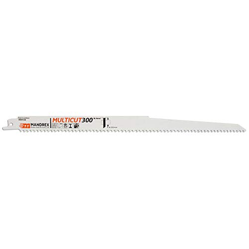 Mandrex | Säbelsägeblatt MULTICUT Universal 4,2 mm Tigersägeblatt für Holz, Stahl & Kunststoffe | 230 mm | 2er Set Mandrex | Säbelsägeblatt MULTICUT Universal 4,2 mm Tigersägeblatt für Holz, Stahl & Kunststoffe | 230 mm | 2er Set von Mandrex Smart tools for every job