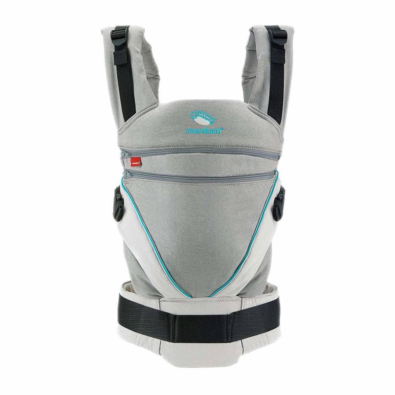 B-Ware Manduca Babytrage Xt Für Neugeborene & Kinder Cotton Grey Ocean B-Ware Manduca Babytrage Xt Für Neugeborene & Kinder Cotton Grey Ocean von Manduca