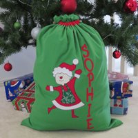 Personalisierter Weihnachts-/Weihnachtsmannsack Für Kinder - Mrs Claus Design von MandyJDesignsShop