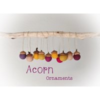 Eichel Ornamente Filz-Woll-Eichel-Ornamente von MandysFavoriteThings