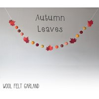 Herbstblatt Girlande Filzgirlande Für Den Herbst von MandysFavoriteThings