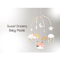 Sweet Dreams Baby Mobile Woodland von MandysFavoriteThings
