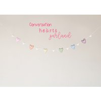 Valentines Heart Girlande Conversation Hearts Zum Valentinstag von MandysFavoriteThings