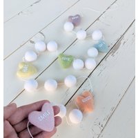 Valentines Heart Girlande Conversation Hearts Zum Valentinstag von MandysFavoriteThings