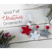 Weihnachtsschmuck Wollfilz Ornamente von MandysFavoriteThings