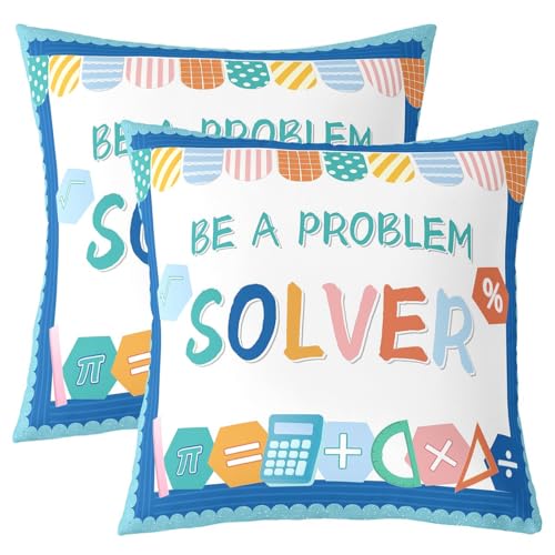 Kleinkind Bildungslernen Kissenbezug, Englisches Alphabet Spaß Spiel Doppelseiten Kissenhülle, Geometrische Gitter Einfache Heimdekor, Blaue bunte Bettcouch Sofa Kissenbezug, 2 Packung 60x60 cm Kleinkind Bildungslernen Kissenbezug, Englisches Alphabet Spaß Spiel Doppelseiten Kissenhülle, Geometrische Gitter Einfache Heimdekor, Blaue bunte Bettcouch Sofa Kissenbezug, 2 Packung 60x60 cm von Manfei