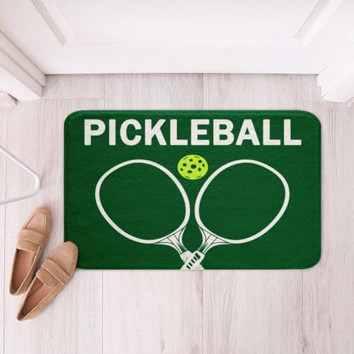Pickleball Season Kinder-Badematten, moderne amerikanische Tennis-Sport-Matten, Teppiche, Jungen, Mädchen, Zimmer-Dekoration, Ball-Wettbewerbsspiele, Badteppiche, dunkelgrüne Badteppiche, saugfähige Pickleball Season Kinder-Badematten, moderne amerikanische Tennis-Sport-Matten, Teppiche, Jungen, Mädchen, Zimmer-Dekoration, Ball-Wettbewerbsspiele, Badteppiche, dunkelgrüne Badteppiche, saugfähige von Manfei