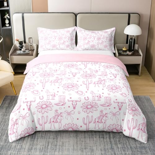 Western Cowgirl 100% Bettbezug aus Baumwolle M Größe,Rosa Blume Bowknot Bettwäsche Sets Kinder Mädchen Jungen,Bull Schädel Kaktus Decker Abdeckung Skizze Cowboy Stiefel Quilt Abdeckung,1 Kissenbezug Western Cowgirl 100% Bettbezug aus Baumwolle M Größe,Rosa Blume Bowknot Bettwäsche Sets Kinder Mädchen Jungen,Bull Schädel Kaktus Decker Abdeckung Skizze Cowboy Stiefel Quilt Abdeckung,1 Kissenbezug von Manfei