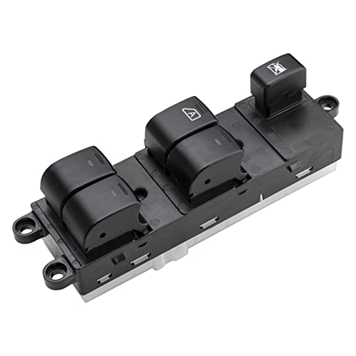 MangWany Master Elektrischer Fensterheberschalter vorne links Kompatibel mit Nissan Navara D40 Qashqai Pathfinder 2004–2016 25401-EB30B 25401-JD001 von MangWany