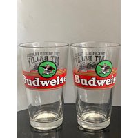 Budweiser Bier Pint Glas Budweiser Bier Pint Glas von MangilaraTreasures