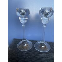Krosno Kristallglas Kristall Kerzenhalter von MangilaraTreasures