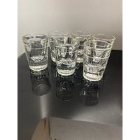 Libbey's Schweres Geriffeltes Schnapsglas von MangilaraTreasures