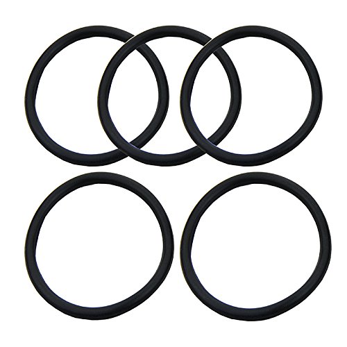 5 Sets Lebensmittelqualität Silikon Cornelius Typ Fass Seal O-Ring Ersatzset (schwarz) von Mangobuy