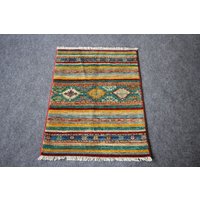 2X3 Akzent Teppich, Türmatte Teppich Innen Boho Bereich Willkommen Eingang Küchenteppich Größe 63 cm X 91/2, 1 F T 3 von MangolArts