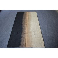 Kelim Aus Naturbelassener Wolle, Kelimteppich, 3X7 Akzente, Handgemacht, Größe 102 cm X 203 T 6.7 F von MangolArts