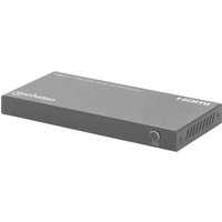 208369 HDMI-Splitter mit Status-LEDs, Ultra HD-fähig 3840 x 2160 Pixel Schwarz - Manhattan von Manhattan