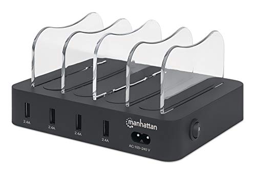 Manhattan 102261 USB-Ladestation Steckdose Ausgangsstrom (max.) 2.4A 4 x USB 3.2 Gen 1 Buchse A (USB von Manhattan