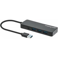 Manhattan 168403 USB 3.0-Hub Schwarz Manhattan 168403 USB 3.0-Hub Schwarz von Manhattan