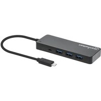 Manhattan 168410 USB 3.0-Hub Schwarz Manhattan 168410 USB 3.0-Hub Schwarz von Manhattan