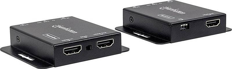 Manhattan Hdmi Lan Extender Hdmi Signal Verlängerung über Netzwerkkabel 340 M Hz  B-Ware von Manhattan