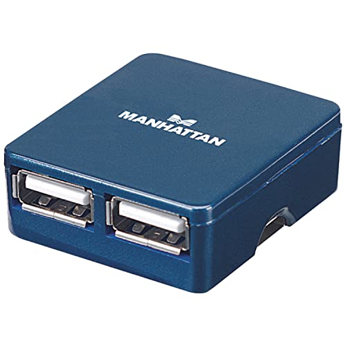 Manhattan Hi-Speed USB 2.0 Micro Hub (4 Ports) blau von Manhattan
