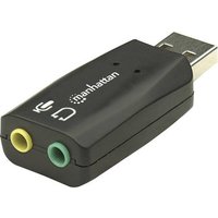 Manhattan Hi-Speed USB 3-D Audio Adapter 2.1 Soundkarte, Extern externe Kopfhöreranschlüsse Manhattan Hi-Speed USB 3-D Audio Adapter 2.1 Soundkarte, Extern externe Kopfhöreranschlüsse von Manhattan