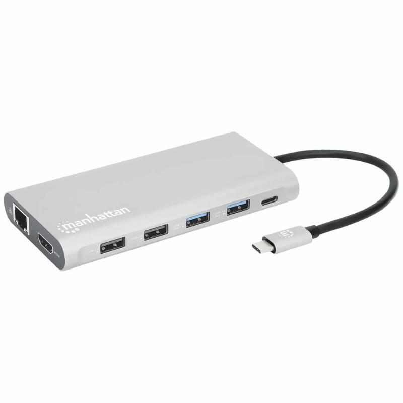 Manhattan Notebook Dockingstation Usb C Pd 12 In 1 Dockingstation  B-Ware von Manhattan