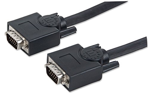Manhattan SVGA Monitorkabel mit Ferritkernen HD15 Stecker auf HD15 Stecker 30 m schwarz 373715 Manhattan SVGA Monitorkabel mit Ferritkernen HD15 Stecker auf HD15 Stecker 30 m schwarz 373715 von Manhattan