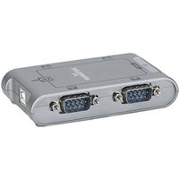 Manhattan USB 2.0 Adapter [4x D-SUB-Stecker 9pol. - 1x USB 2.0 Buchse B] 151047 von Manhattan