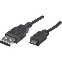 Manhattan USB-Kabel USB 2.0 USB-A Stecker, USB-Micro-B Stecker 1.80m Schwarz UL-zertifiziert 307178- Manhattan USB-Kabel USB 2.0 USB-A Stecker, USB-Micro-B Stecker 1.80m Schwarz UL-zertifiziert 307178- von Manhattan