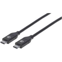 Manhattan USB-Kabel USB 2.0 USB-C® Stecker, USB-C® Stecker 2.00m Schwarz 355247 Manhattan USB-Kabel USB 2.0 USB-C® Stecker, USB-C® Stecker 2.00m Schwarz 355247 von Manhattan