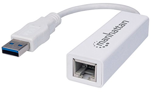 Manhattan USB 3.0 auf Gigabit Ethernet Adapter 10/100/1000 Mbit/s Gigabit Ethernet USB 3.0 weiß 506847 von Manhattan