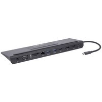 Manhattan USB-C® Notebook Dockingstation 153478 Passend für Marke: Universal inkl. Ladefunktion von Manhattan