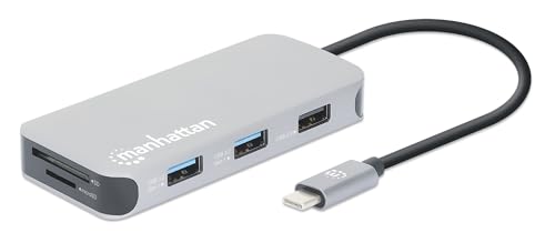 Manhattan USB-C 8-in-1-Dockingstation mit Power Delivery Manhattan USB-C 8-in-1-Dockingstation mit Power Delivery von Manhattan