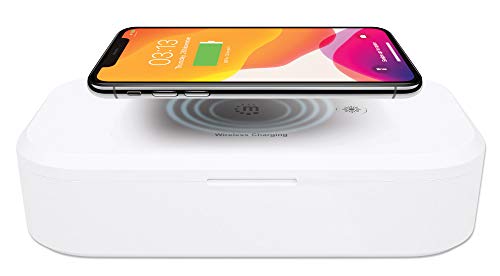 Manhattan UV-Desinfektionsbox mit kabellosem Ladegerät für Smartphones Manhattan UV-Desinfektionsbox mit kabellosem Ladegerät für Smartphones von Manhattan