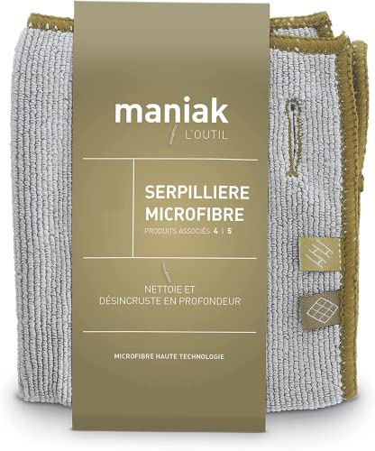 Maniak Bodentuch aus Mikrofaser – langlebige und umweltfreundliche Mikrofaser – 200 Mal maschinenwaschbar – hohe Effizienz von Maniak