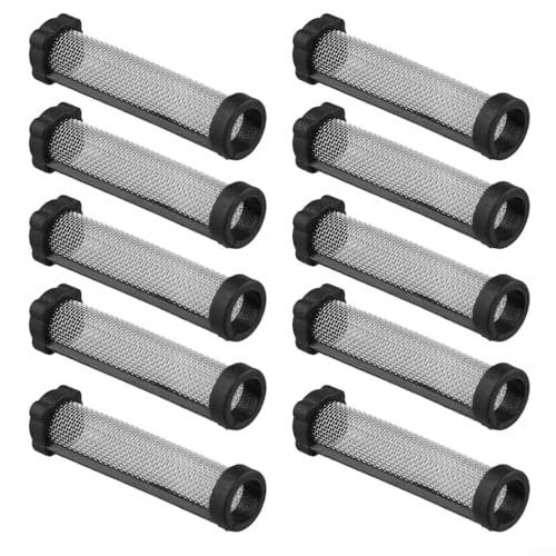 10 Stück Airless-Sprühfiltersiebe 40 Mesh Edelstahl Kit kompatibel mit XR5 XR7 XR9 ProX7 ProX9 ProX17 ProX19 ProX21 Farbsprüher 10 Stück Airless-Sprühfiltersiebe 40 Mesh Edelstahl Kit kompatibel mit XR5 XR7 XR9 ProX7 ProX9 ProX17 ProX19 ProX21 Farbsprüher von Manillefu