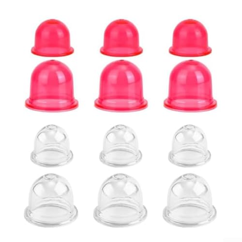12 Stück Primer-Glühbirnen, Vergaser-Grundierung, Pumpenzubehör für Zama, für Kettensäge, Trimmer, Gebläse, Unkrautjäter, Kraftstoff 12 Stück Primer-Glühbirnen, Vergaser-Grundierung, Pumpenzubehör für Zama, für Kettensäge, Trimmer, Gebläse, Unkrautjäter, Kraftstoff von Manillefu