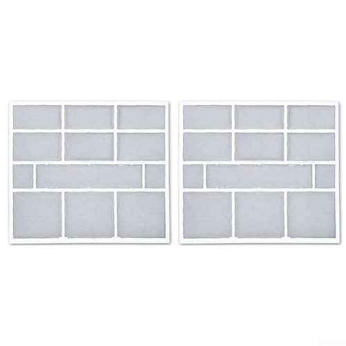 2 Stück Klimaanlagenfilter Staubschutz Zubehör Hängeeinheit Staubschutz (31 x 27,5 cm) von Manillefu