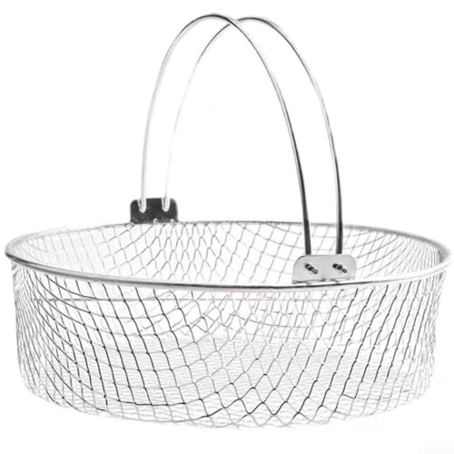21 cm Netzkorb für Luftfritteusen, Edelstahl für effiziente Luftzirkulation und Kochen 21 cm Netzkorb für Luftfritteusen, Edelstahl für effiziente Luftzirkulation und Kochen von Manillefu