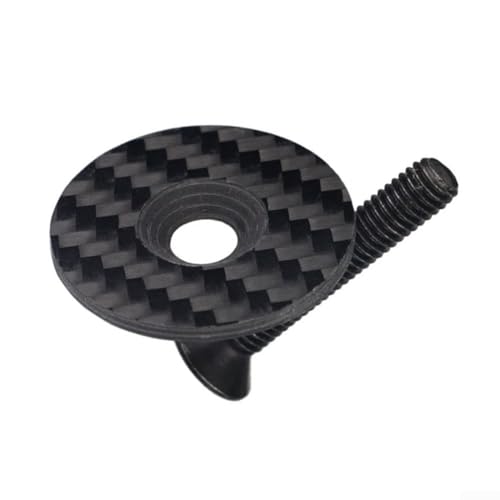 3,8 cm (1 1/8 Zoll) Kohlefaser Fahrrad-Headset-Kappe, leichte 31 8 mm Gabelabdeckung für Mountain- und Straßengebrauch von Manillefu